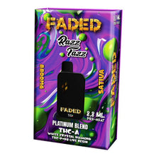 Load image into Gallery viewer, Razz Tazz - Sativa Faded Vapes Platinum Blend Disposable Vape 8.8 MG
