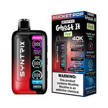 Cargar imagen en el visor de la galería, Rocket Pop Syntrix ghost it 40K Disposable
