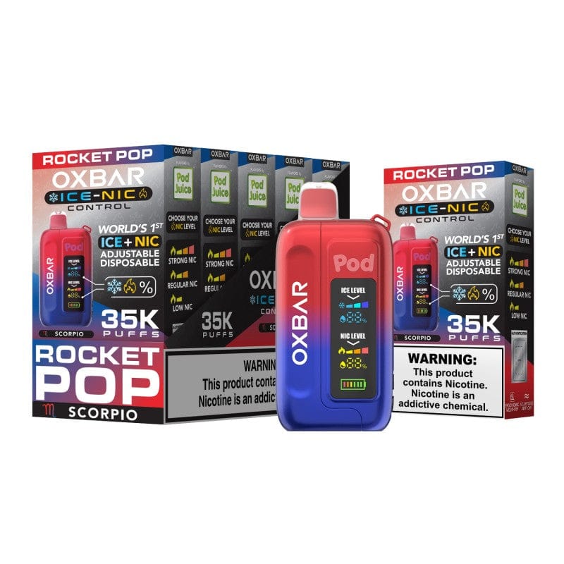 oxbar pod disposable vape Oxbar x Pod Juice Ice-Nic Control 35K Disposable Vape main image 1