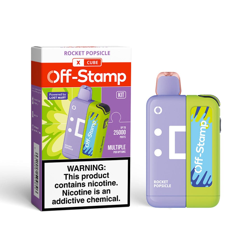 Convenient Off Stamp X Cube Vape Kit 25000 Puffs Convenient Off Stamp X Cube Vape Kit 25000 Puffs