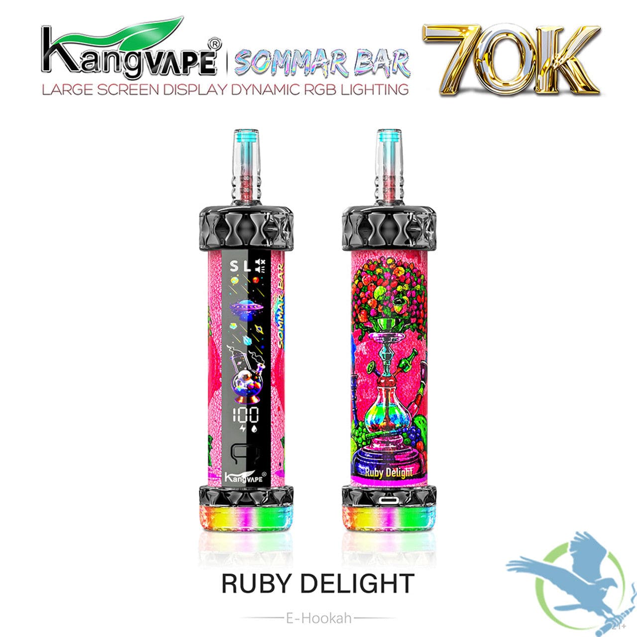 ruby bar vape X-Bar Filter Pro Kit - Ruby Red - Clouds Express main image 0