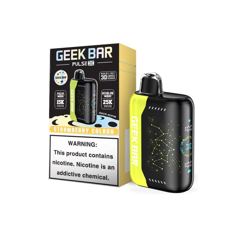STRAWBERRY COLADA / SINGLE Geek BAR PULSE X DISPOSABLE VAPE