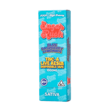 Load image into Gallery viewer, Sativa - Blue Raspberry Lemonade Sugar Rush THCA Live Resin Disposable
