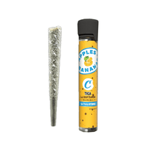 Load image into Gallery viewer, Sativa / Hybrid - Apples &amp; Bananas Cookies THCA Diamond Coated Pre Rolls 1GM 2 Per Jar
