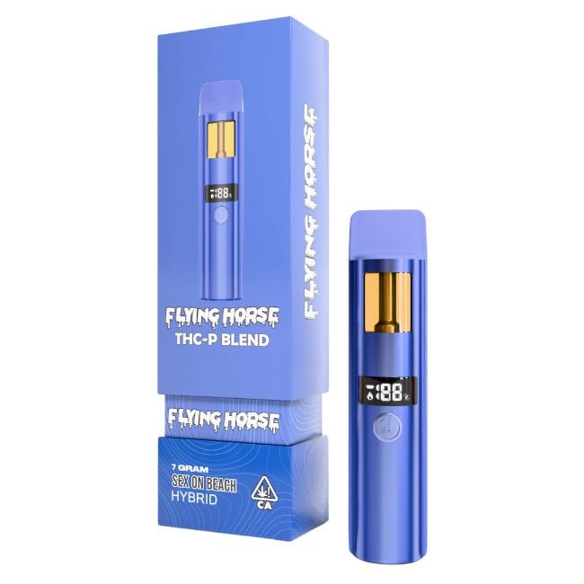 Yellow Express Flying Horse THCP blend Disposable Vape 7 Gram