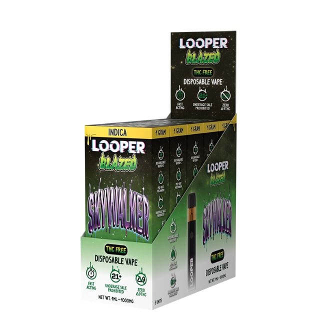 Looper Blazed THC FREE Disposable Vape - 1 Gram Looper Blazed THC FREE Disposable Vape - 1 Gram