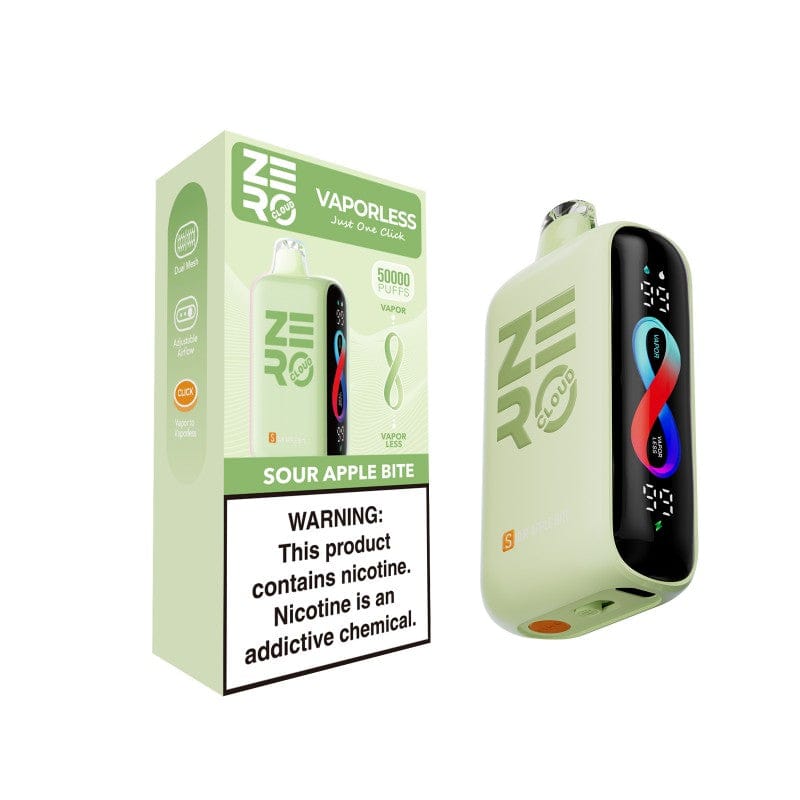 Sour Apple Bite Sikary Cloud Zero 50K Disposable Vape
