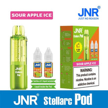 Load image into Gallery viewer, Pod Only / Sour Apple Ice Jnr Stellararc 100K Disposable Pod Kit
