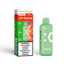 Load image into Gallery viewer, Sour Apple Watermelon (Classic Cube) Off Stamp Classic Cube 25000 Disposable Vape Pod
