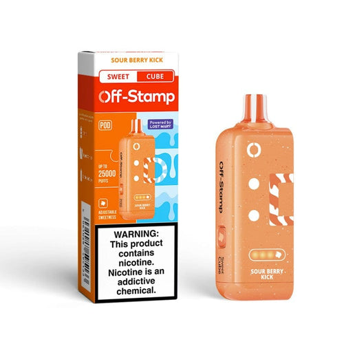 Sour Berry Kick (Sweet Cube) Off Stamp Classic Cube 25000 Disposable Vape Pod