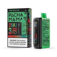 Load image into Gallery viewer, Sour Apple Ice Pacha Mama Vape 25K Disposable
