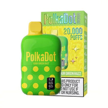 Load image into Gallery viewer, Sour Apple Razz Polk A Dot Disposable 20K
