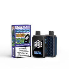 Cargar imagen en el visor de la galería, Sour Blackberry Blueberry (Geometric Edition) Losgal Mc25000 disposable vape
