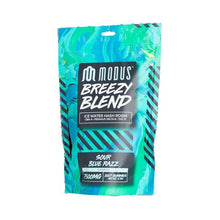 Cargar imagen en el visor de la galería, Sour Blue Razz Hybrid Modus Breezy Blend Ice Water Has Rosin Gummies 20 count
