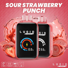 Cargar imagen en el visor de la galería, Sour Strawberry Punch Lucid Boost Vape

