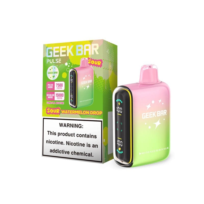 Sour Watermelon Drop (Sour Edition) Geeek Bar Pulse Sour Edition Disposable