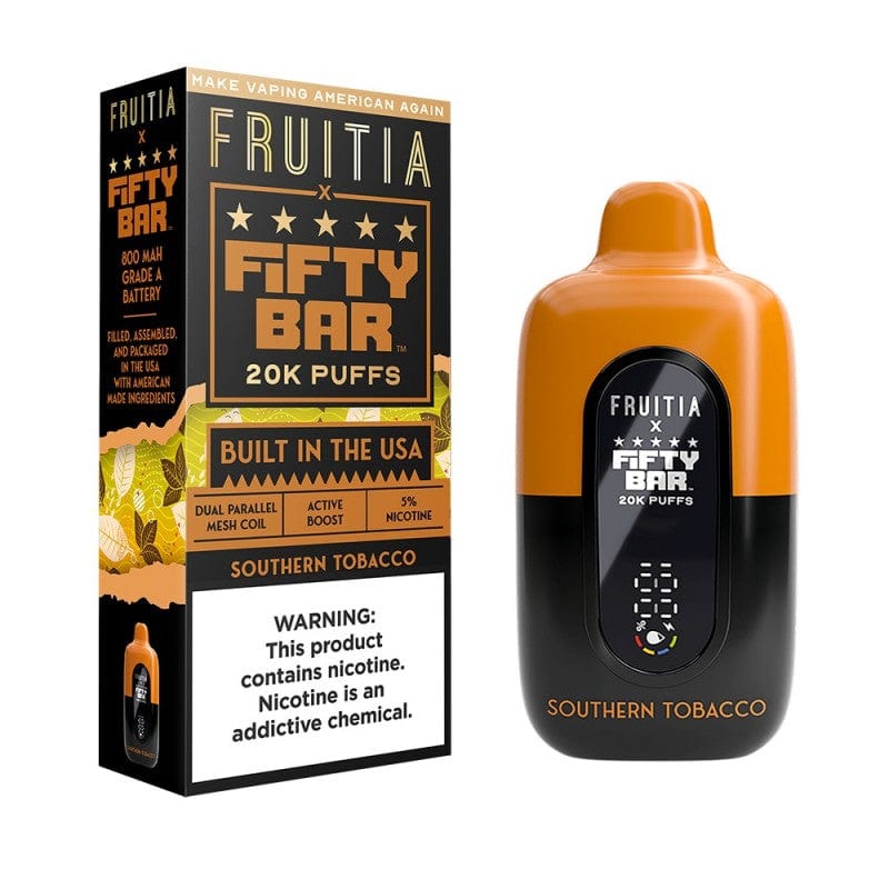 Southern Tobacco Fruitia x Fifty Bar Vape 20K Disposable