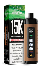 Load image into Gallery viewer, Space Dream Al Fakher Crown Bar Ice Adjust 15000 Disposable
