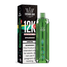 Load image into Gallery viewer, NN - Spearmint Al Fakher Crown Bar Crystal V2 Disposable 6mg
