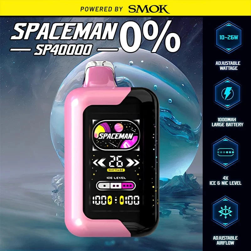 Shop Spaceman SP40000 Zero Nicotine Disposable Vape