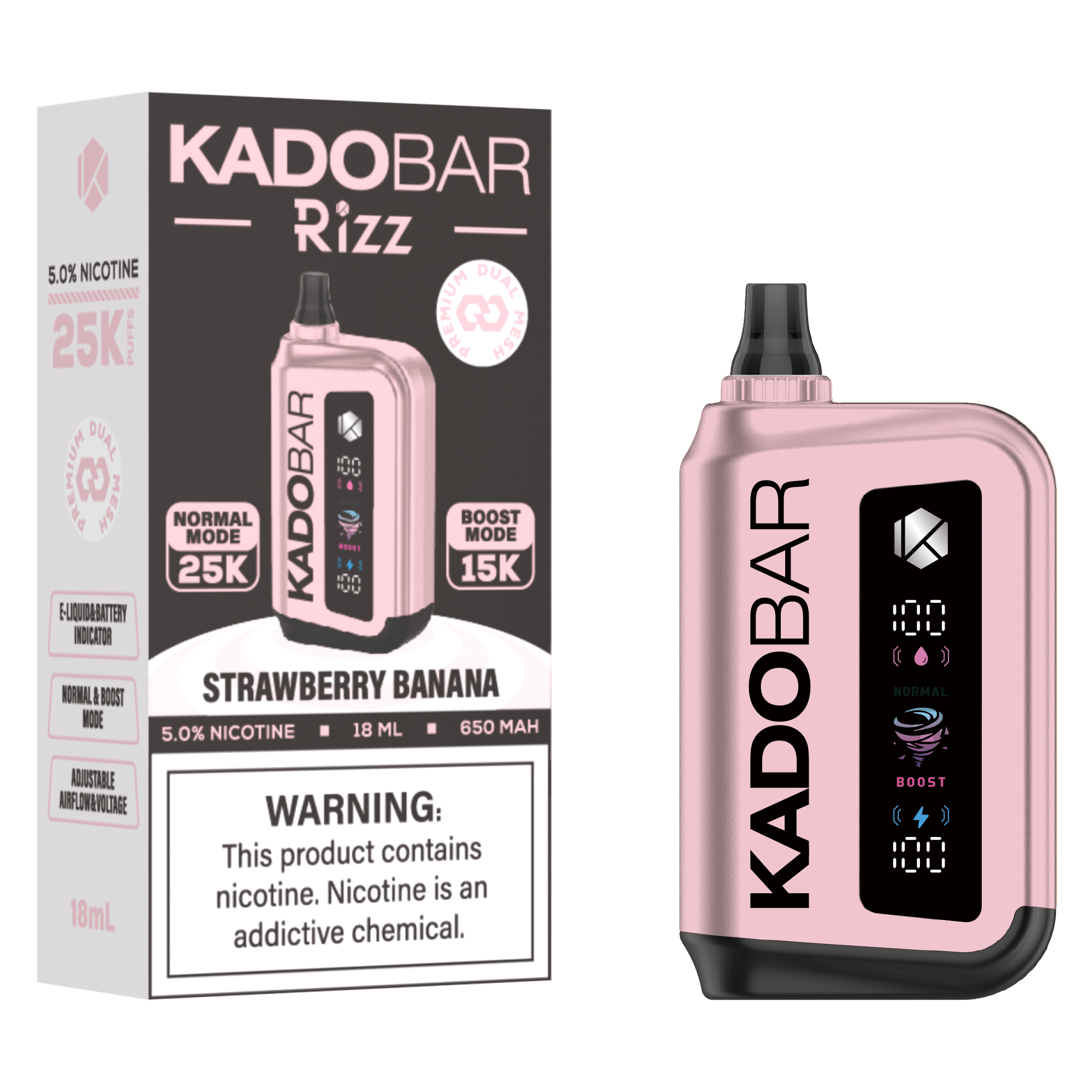 Kado Bar Rizz 25K Disposable Vape Puffs