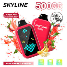 Load image into Gallery viewer, Strawberry  Banana Skyline 50000 Disposable
