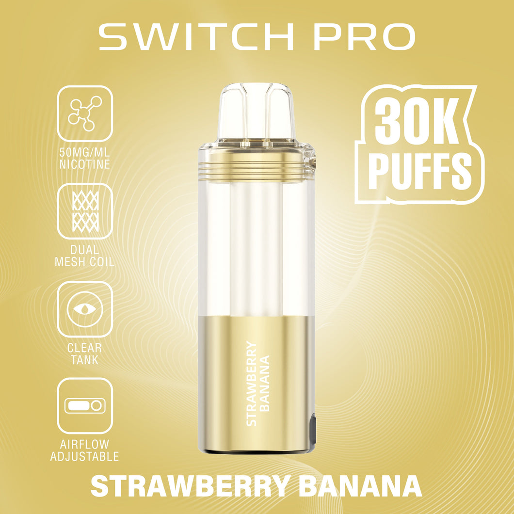 Strawberry Banana (Pod Only) Switch Pro Disposable 30000