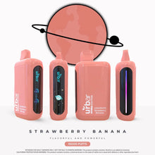 Load image into Gallery viewer, Strawberry Banana Urbar Hydra Edition 15000 Puffs Disposable Vape
