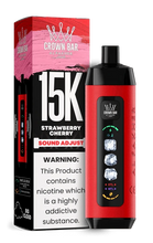 Load image into Gallery viewer, Strawberry Cherry Al Fakher Crown Bar Ice Adjust 15000 Disposable
