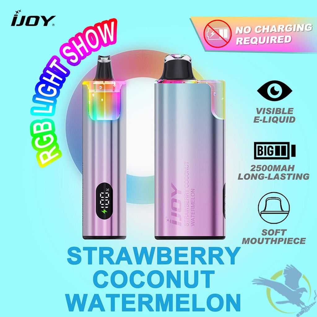 Strawberry Coconut Watermelon Ijoy IO 50000 Vape Puffs Strawberry Coconut Watermelon Ijoy IO 50000 Vape Puffs