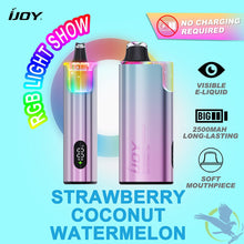 Load image into Gallery viewer, Strawberry Coconut Watermelon Ijoy Xp IO 50000 Disposable Vape
