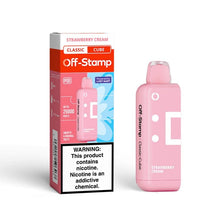 Load image into Gallery viewer, Strawberry Cream (Classic Cube) Off Stamp Classic Cube 25000 Disposable Vape Pod
