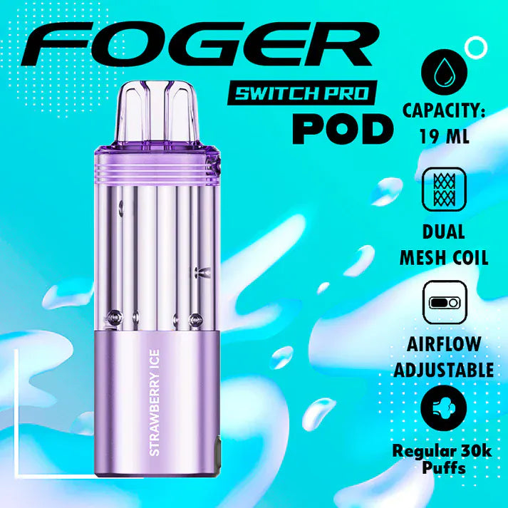 Strawberry Ice Foger Switch Pro Kit Disposable 30K
