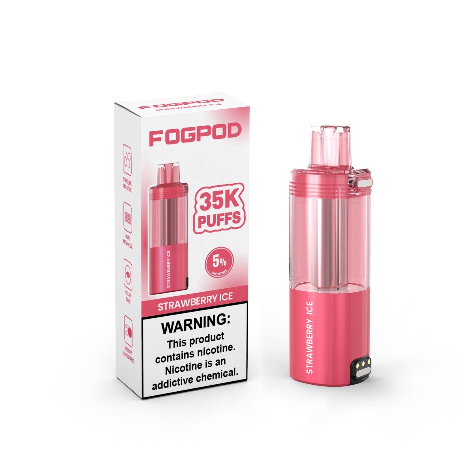 strawberry swag vape Order Fogpod Disposable 35000 Pods Only