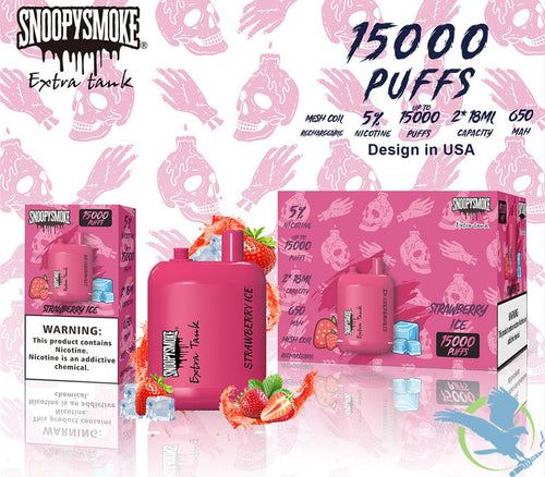 Strawberry Ice Snoopy Smoke Disposable Vape