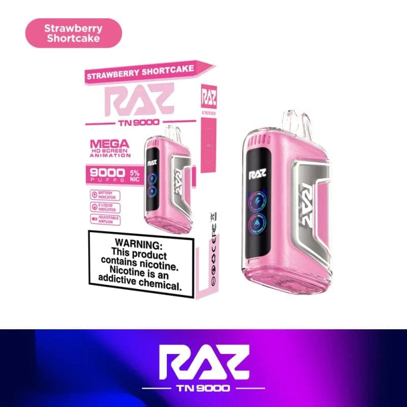 Strawberry Shortcake Raz TN9000 Disposable Vape