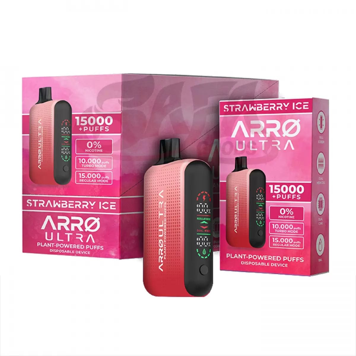 ARRO - Ultra Zero 0% Nicotine Disposable Vape - 15000 Puffs ARRO - Ultra Zero 0% Nicotine Disposable Vape - 15000 Puffs
