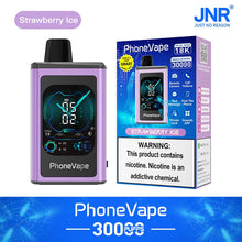 Load image into Gallery viewer, Strawberry Ice JNR Phonevape 30K Disposable Vape
