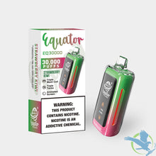 Load image into Gallery viewer, Strawberry Kiwi Equator EQ30000 Disposable Vape (30K) Puffs
