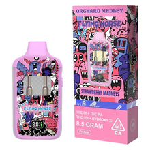 Load image into Gallery viewer, Strawberry Madness (Hybrid) Flying Horse Orchard Medley Disposable Vape 8.5gm
