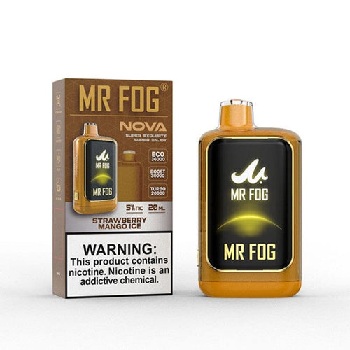 Strawberry Mango Ice Mr Fogg Nova 36K Disposable Vape