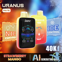 Cargar imagen en el visor de la galería, Strawberry Mango Ijoy Uranus Mate 40K Disposable Vape 40,000 Puffs
