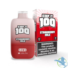 Load image into Gallery viewer, Strawberry Milk Keep it 100 20K Disposable
