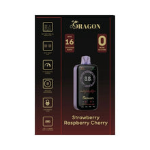 Load image into Gallery viewer, Strawberry Raspberry Cherry Dragon Zero Disposable Vape 16K 16000
