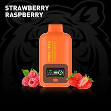 Load image into Gallery viewer, Strawberry Raspberry Luffbar Boring Tiger 25000 Disposable Vape
