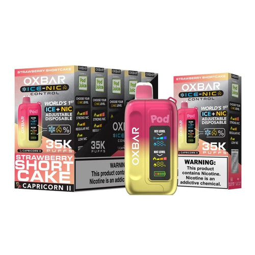 Strawberry Shortcake (Capricorn II) Pod Juicee Oxbarr Ice Control 35K Disposable