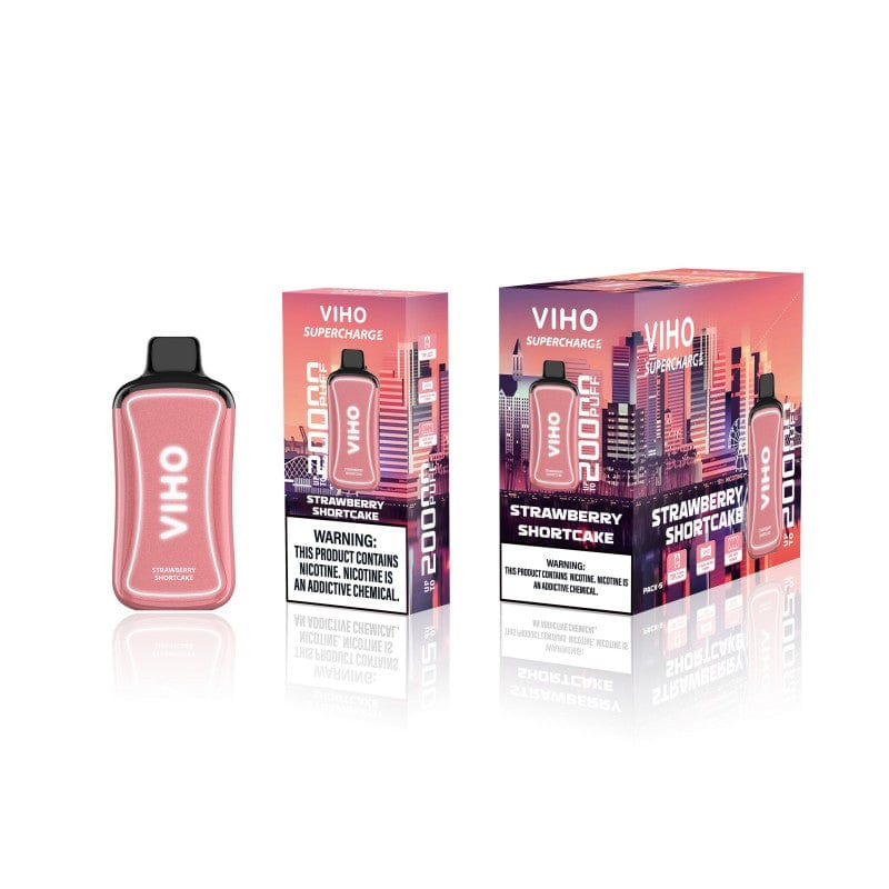 Single / Strawberry Shortcake VIHO Supercharge 20K Disposable Vape