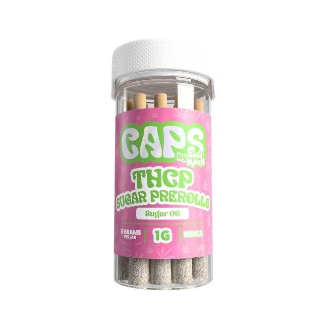 Sugar OG Indica Caps Good Morels Pre Rolls Sugar Joint 1gm Thcp 5count