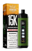 Load image into Gallery viewer, Summer Dream Al Fakher Crown Bar Ice Adjust 15000 Disposable
