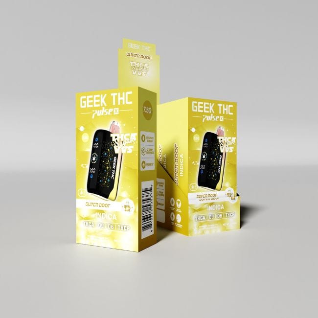 Geek THC Pulse X VVS Sugar Disposable Vape 7.5 GM Geek THC Pulse X VVS Sugar Disposable Vape 7.5 GM